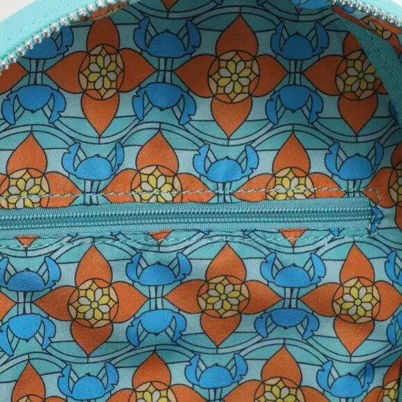 NWT Loungefly Disney Lilo & Stitch Stained Glass Portrait Mini Backpack - Picture 10 of 10